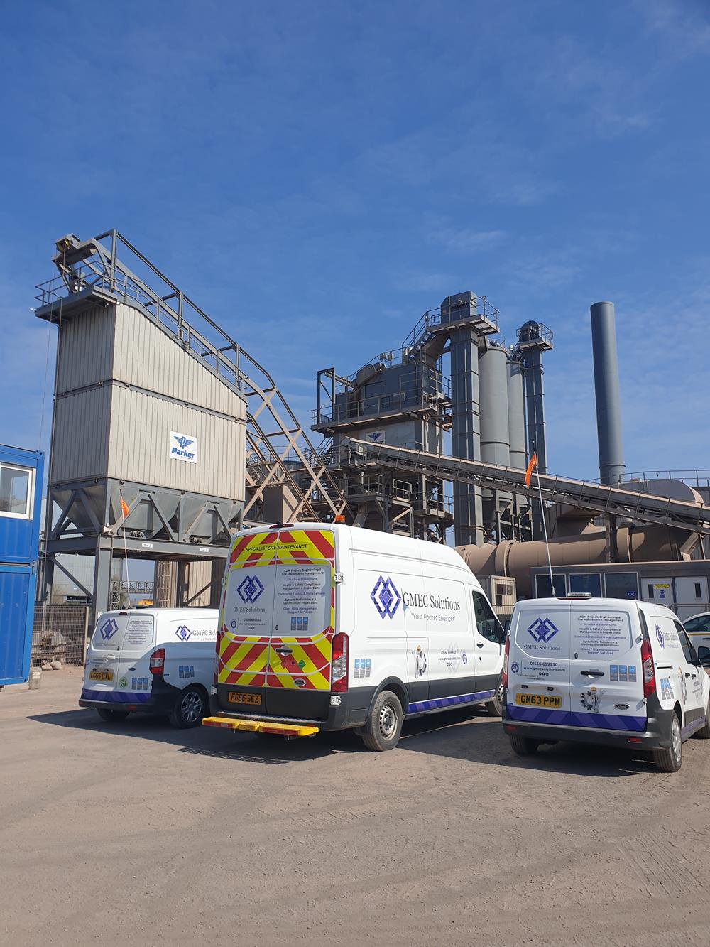 GMEC Solutions Limited providing comprehensive Asphalt Plant PPM Inspection Service